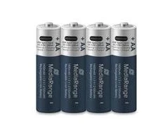 BATTERY RECH. LI-ION AA 1.5V/1400MAH 4P MRBAT161 MEDIARANGE