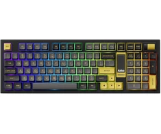 Belaidė klaviatūra 5098B PLUS/Juodas/GOLD AKKO ()