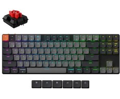 Klaviatūra KEYCHRON K1 RGB K1X-H1, juoda