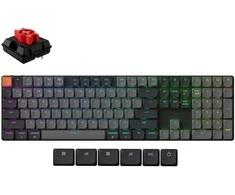 Klaviatūra Keychron K5 v2 QMK/VIA Hot Swap Keychron Super Raudona (K5X-H1)