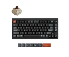 Belaidė mechaninė klaviatūra Keychron V1 Ultra Wireless (V1U-D3) | Hot Swappable | RGB | Rudi (brown) jungikliai