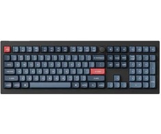 Klaviatūra Keychron V6 MAX viso dydžio rudas jungiklis Juodas