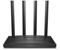 TP-LINK | Maršrutizatorius | Archer C6 | 802.11ac | 300+867 Mbit/s | 10/100/1000 Mbit/s | Mesh Support No | MU-MiMO Yes | No mobile broadband | Antenna type 4xExternal | No