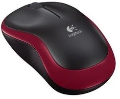 Bevielė pelė Logitech M185. Raudona