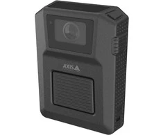 AXIS W102 BODY WORN CAMERA Juodas OFFERS UP TO 12.5 HOURS OF