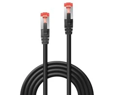 Tinklo Kabelis - LINDY Cat.6 S/FTP Tinklo Kabelis, RJ45, M/M, 250MHz, 28AWG, 0.5 m, Juodas