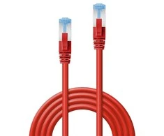 Tinklo Kabelis - LINDY Cat.6A S/FTP LSZH Tinklo Kabelis, RJ45, M/M, 500MHz, 1 m, Raudonas
