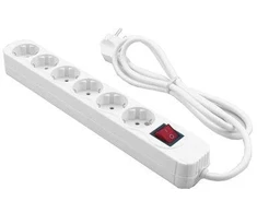 CABLE POWER EXTENSION 1.4M/6OUTL. MRCS206 MEDIARANGE