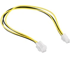 GEMBIRD CC-PSU-7 ATX 4 kontaktų vidinio maitinimo šaltinio prailginimo kabelis, 0,3 m