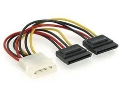 GEMBIRD CC-SATA-PSY Gembird 2 Serial ATA 15 cm maitinimo laidas