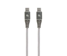 GEMBIRD CC-USB2B-CMCM100-1.5M 100W Type-C maitinimo laidas PD aukščiausios kokybės įkrovimo duomenų kabelis 1.5m