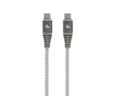 GEMBIRD CC-USB2B-CMCM100-1.5M 100W Type-C maitinimo laidas PD aukščiausios kokybės įkrovimo duomenų kabelis 1.5m