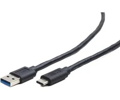 GEMBIRD CCP-USB3-AMCM-1M USB 3.0 kabelis į USB C tipo AM/CM 1m juodas