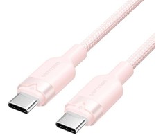 Kabelis USB Vention USB-C - USB-C 1 m Rožinė (TRDPF)