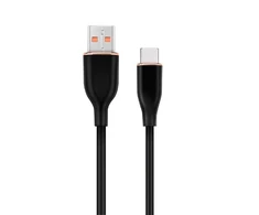 Gembird Cablexpert | Aukščiausios kokybės silicio C tipo USB įkrovimo ir duomenų kabelis, 1,5 m | CC-USB2S-AMCM-1.5M-BK