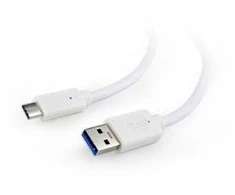 GEMBIRD CCP-USB3-AMCM-6-W Gembird USB 3.0 kabelis į USB-C (AM/CM), 1.8m, baltas