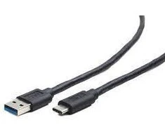 GEMBIRD CCP-USB3-AMCM-6 USB 3.0 kabelis į USB C tipo AM/CM 1.8m juodas