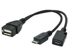 GEMBIRD A-OTG-AFBM-04 cable USB OTG AF to micro BM + micro BF 0.15 m
