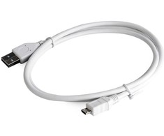 GEMBIRD CCP-MUSB2-AMBM-W-1M Gembird micro USB 2.0 kabelis AM-MBM5P 1m, baltas