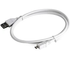 GEMBIRD CCP-MUSB2-AMBM-W-1M Gembird micro USB 2.0 kabelis AM-MBM5P 1m, baltas