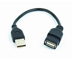 Gembird „Cablexpert“ USB 2.0 prailginimo laidas, 15 cm