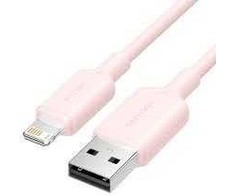 CABLE USB2.0 TO LIGHTNING/1M Rožinis LAMPF VENTION