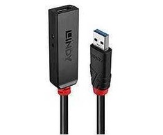 USB Prailginimo Laidas - LINDY USB 3.0 Aktyvus Prailginimo Laidas Plonas 8 m