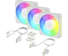 Arctic Cooling Arctic BioniX P12 A-RGB Case Fan Baltas 3-Pack