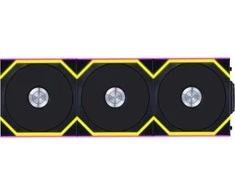 Lian Li UNI FAN SL Wireless ARGB PWM korpuso ventiliatorius, 3er-Pack su valdikliu- Reverse Blade, 120 mm, juodos spalvos
