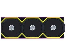 Lian Li UNI FAN SL-INF Wireless korpuso ventiliatorius, ARGB, PWM – 3er-Pack, su valdikliu Reverse-Blade, 120mm, juodos spalvos