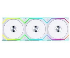 Lian Li UNI FAN SL-INF Wireless korpuso ventiliatorius, ARGB, PWM – 3er-Pack, su valdikliu Reverse-Blade, 120mm, baltos spalvos