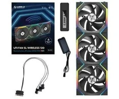 Lian Li Ventiliatorius 67 acc UNI FAN SL Wireless 120 3 vnt. juodas (12SL1W3B)