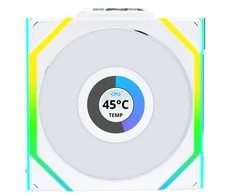 Lian Li UNI FAN SL-INF Wireless korpuso ventiliatorius, ARGB, PWM – 120mm, baltos spalvos