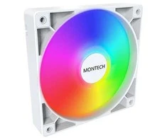 Montech Rinkinys GF120 V2 ARGB PWM Baltas 120 mm ventiliatorius (3 vnt. pakuotė)