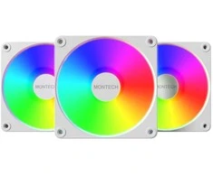 Montech Rinkinys GF120 V2 ARGB PWM Baltas 120 mm ventiliatorius (3 vnt. pakuotė)
