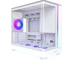 Montech KING 15 PRO PC Case, Mini Case, mATX, Tempered Glass, RGB – baltas