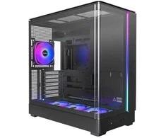 Montech KING 45 PRO PC Case, Mid Tower, ATX, Tempered Glass, RGB – juodas