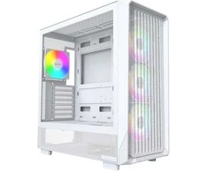 Montech X5 PC Case, Mid-Tower, E-ATX, ARGB, Tempered Glass – Baltas