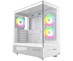 Montech XR Mid Tower, grūdintas stiklas – Baltas
