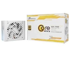 750W „Seasonic Core GX-750-V2-Baltas“ kabelių valdymas