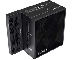 Lian Li RS serijos 80 PLUS Gold maitinimo šaltinis, ATX 3.1, modulinis – 1000 vatų, juodas