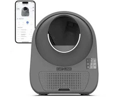 CAT LITTER BOX LUXURY PRO-X/DARK Pilkas CL-08-Pilkas CATLINK