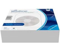 CD MEDIA ACC PAPER SLEEVES/Baltas 100PACK BOX62 MEDIARANGE