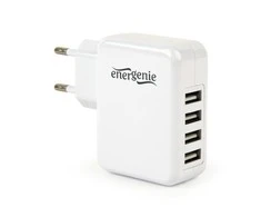 Gembird Energenie universalus USB kroviklis 3.1A baltas