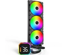 Chłodzenie wodne Montech HyperFlow Digital 360 juoda