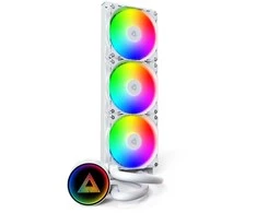 Montech LightFlow ARGB AiO Vanduo Cooling – 360mm, baltas