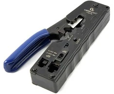 Narzędzie do ciecia kabli i zaciskania wtyczek RJ45 / RJ12 / RJ11 / Pass-through Gembird