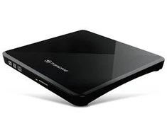 TRANSCEND 8X DVDS-K Ultra-slim Writer USB 2.0 extern Juodas CD-R/RW DVD+/-R DVD+/-RW DVD+/-R DL DVD-RAM
