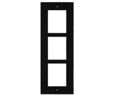 „Genway“ įėjimo skydelis, 3 modulių, įleidžiamas rėmas / Juodas / IP VERSO 9155013B 2N
