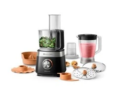 PHILIPS HR7530/10 Kompaktiškas virtuvinis kombainas
